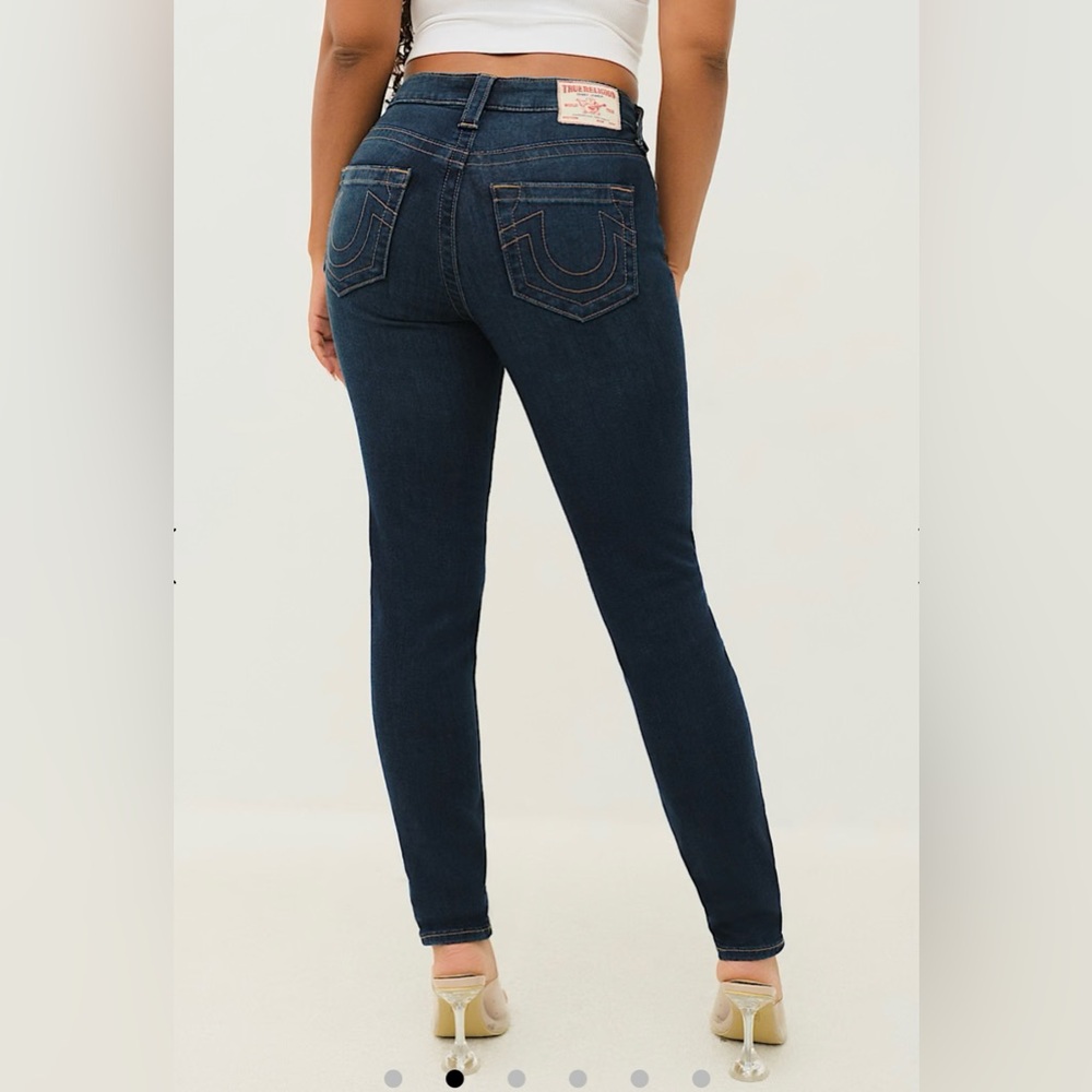 True Religion Women's Skinny Jeans - Dark Blue